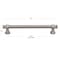 Gliderite Hardware 6-1/4 in. Center to Center Graphite Gray Classic Euro Bar Pull - 4361-160-GPH 4361-160-GPH-1 - alternate 4